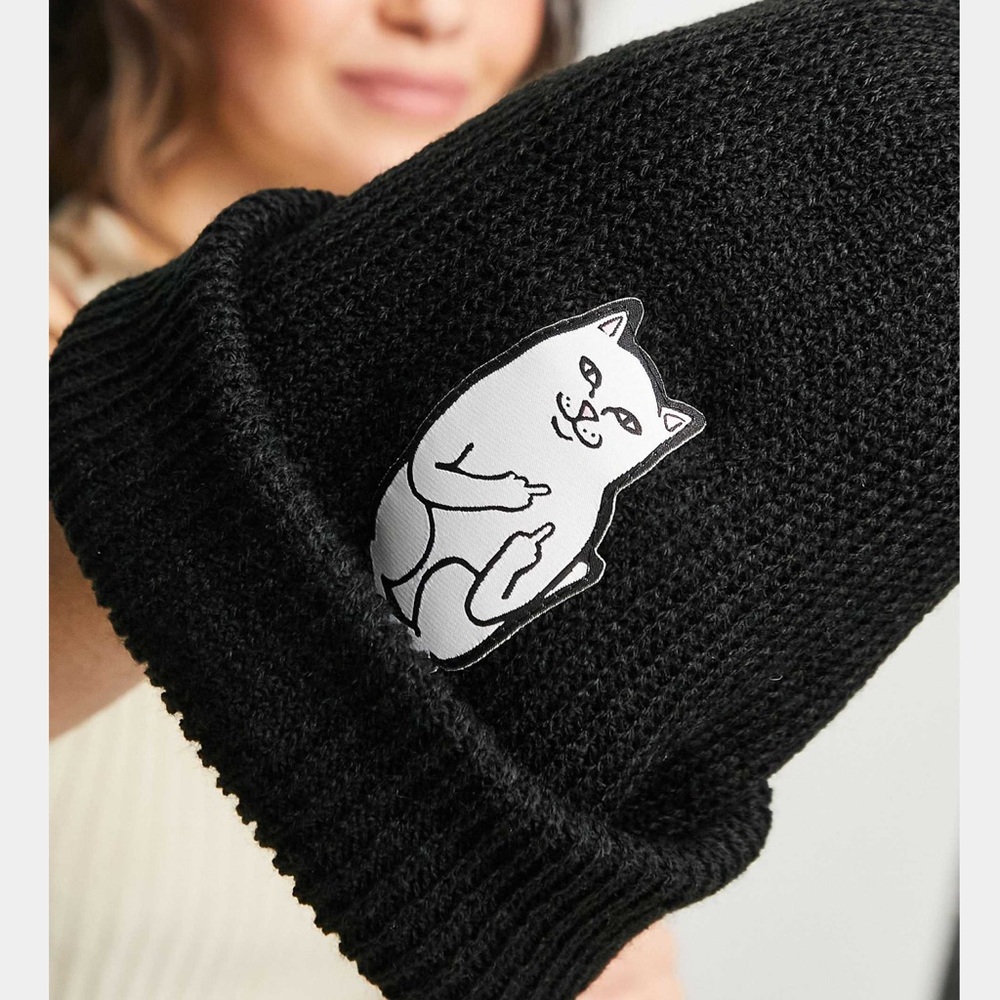 RIPNDIP Lord Nermal beanie in black